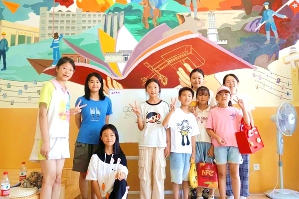 同濟大學(xué)師生暑期支教。校方供圖