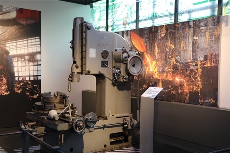 天水工業(yè)博物館內(nèi)景。新華社記者 馬莎 攝