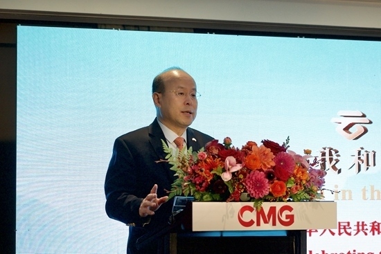 中國駐澳大利亞大使肖千出席活動并致辭。張舒惠攝