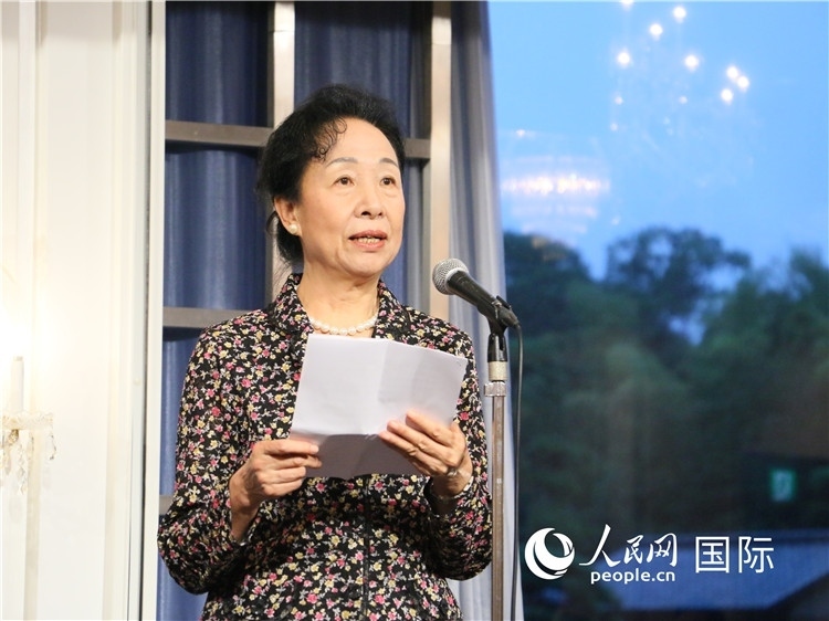 中國商務(wù)部原部長助理郭莉致辭。人民網(wǎng) 許可攝