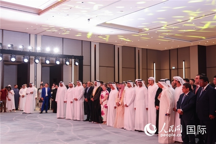 招待會(huì)現(xiàn)場(chǎng)。人民網(wǎng)記者任皓宇攝