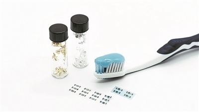  一種基于酞菁銅的晶體管研發(fā)成功。圖片來(lái)源：美國(guó)趣味工程網(wǎng)站