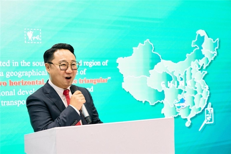 “中國館”貴州旅游推介會現場介紹。楊浩鵬