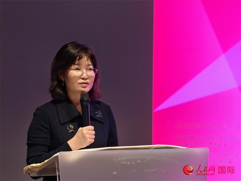 遼寧省文聯(lián)黨組書記、主席邵玉英致辭。人民網(wǎng)記者 于超凡攝