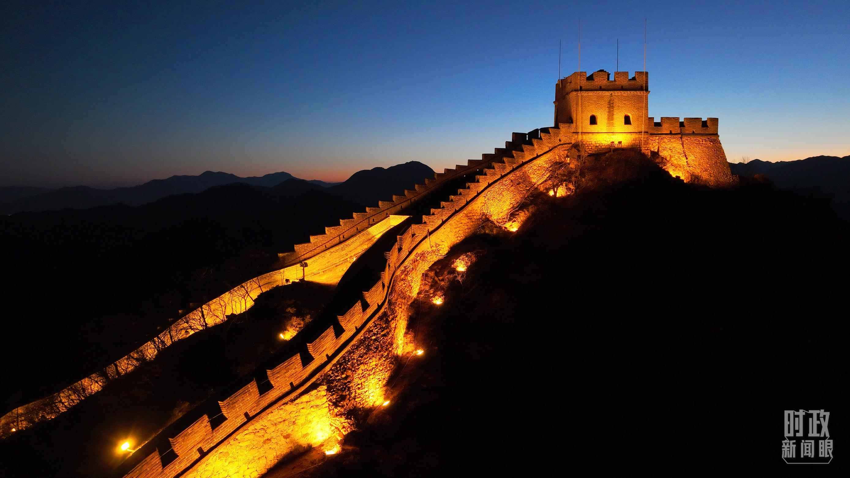 △北京居庸關(guān)長城。（總臺央視記者范凱拍攝）