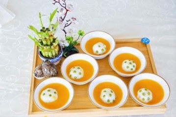 參賽作品“白雪尋蓮”。主辦方供圖