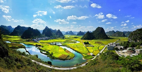 廣西天等都康田園風(fēng)光。主辦方供圖