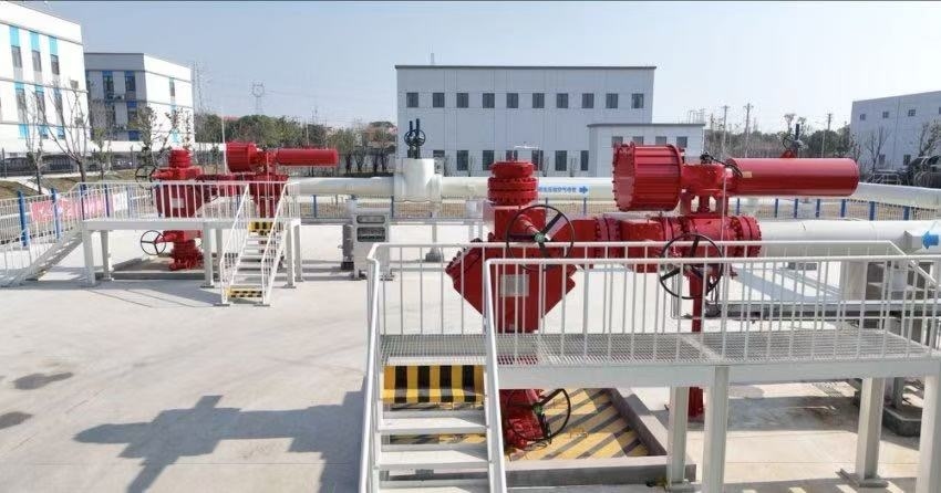 300兆瓦壓氣儲能示范工程鹽穴儲氣庫井場。受訪者供圖