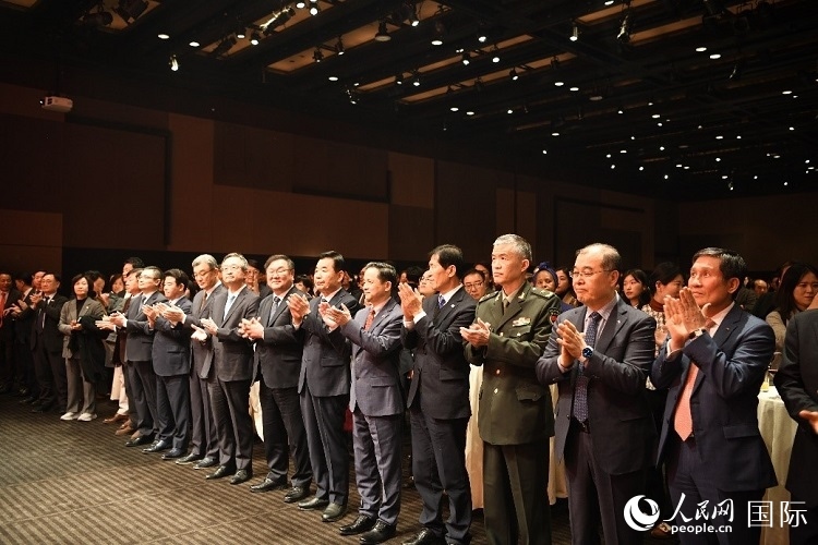 招待會(huì)現(xiàn)場(chǎng)。人民網(wǎng) 李帆攝