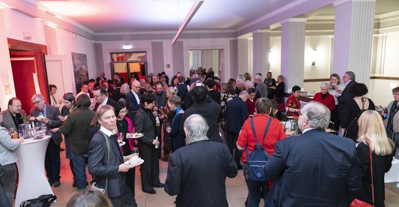 圖為新春酒會(huì)現(xiàn)場(chǎng)。紐倫堡-埃爾蘭根孔子學(xué)院供圖