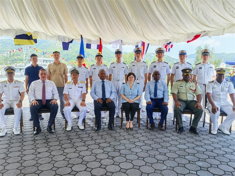 儀式現(xiàn)場(chǎng)。中國(guó)駐塞舌爾大使館供圖