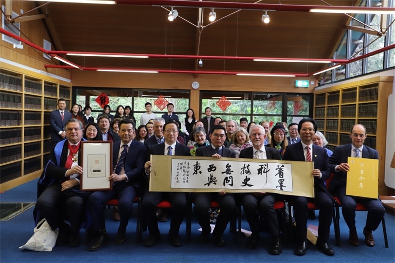 《宋畫全集》亮相劍橋大學(xué)李約瑟研究所。主辦方供圖