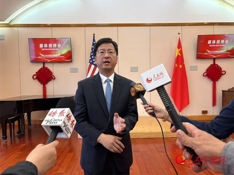 張建敏接受人民網(wǎng)等媒體記者采訪。人民網(wǎng) 鄧圩攝