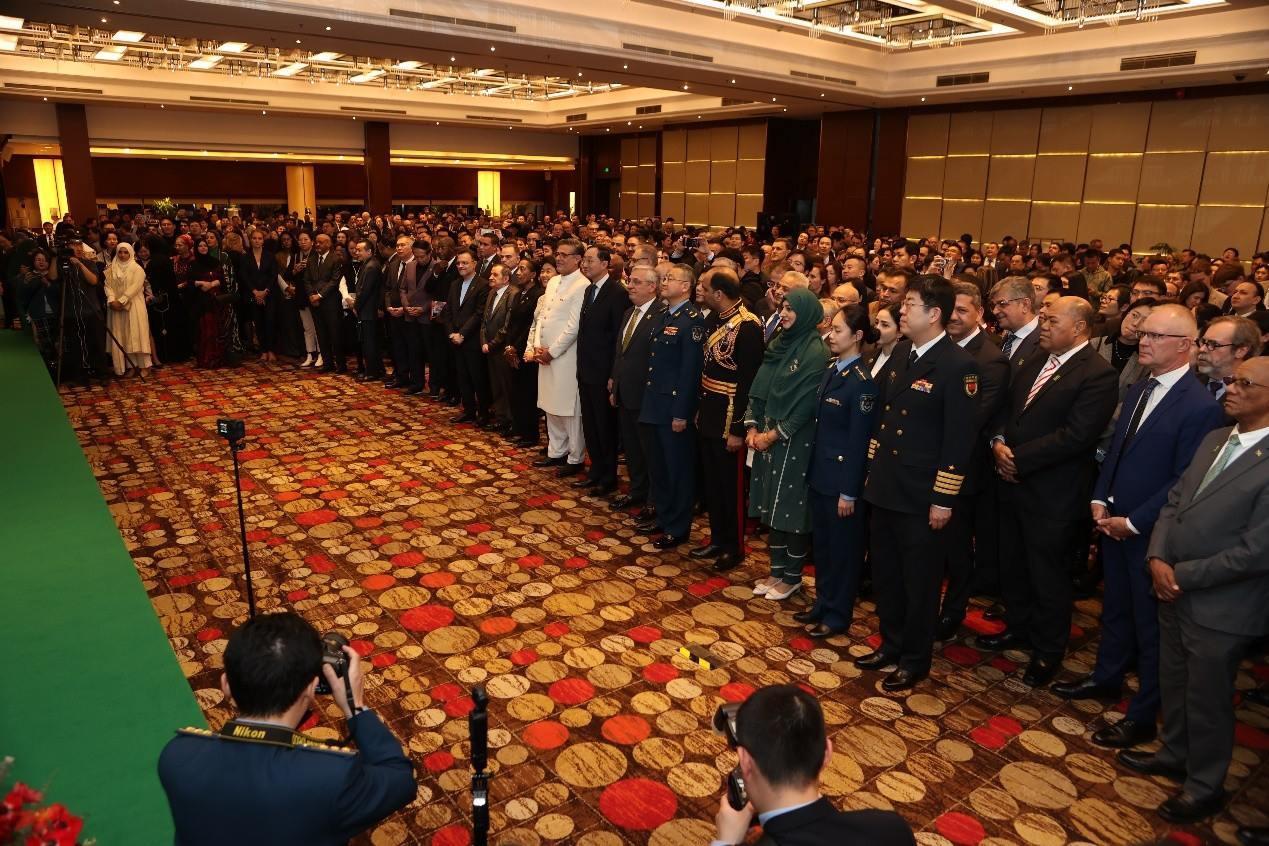 招待會現(xiàn)場。巴基斯坦駐華大使館供圖