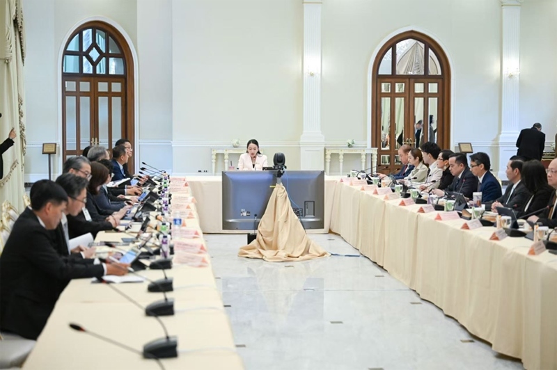 會議現(xiàn)場。泰國總理府供圖