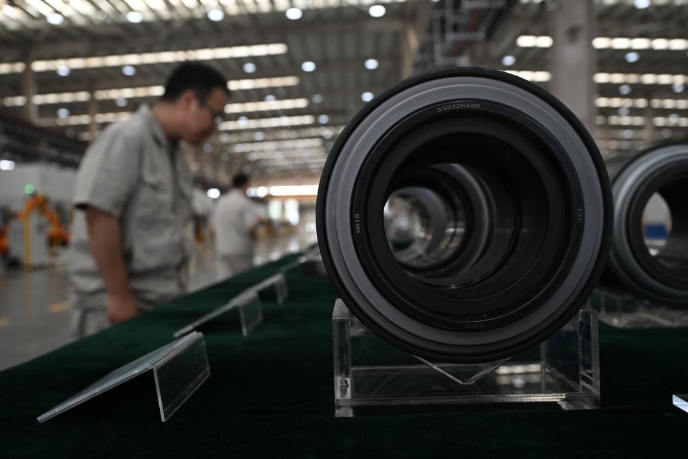 這是洛陽軸承集團(tuán)股份有限公司生產(chǎn)的軸承產(chǎn)品。新華社記者 李嘉南 攝