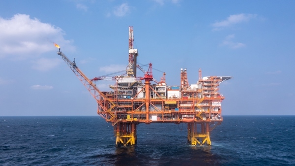 我國首個(gè)海上CCUS項(xiàng)目設(shè)施恩平15-1平臺(tái)。受訪者供圖