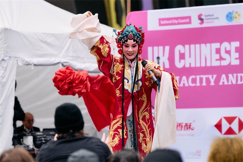 演員蔡衛(wèi)莉的秦腔表演贏得陣陣好評。 楊浩鵬攝