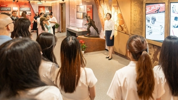 思政課現(xiàn)場。東華大學供圖